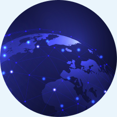 Connected globe representing technology ecosystems