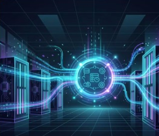 Abstract visualization of connected data systems
