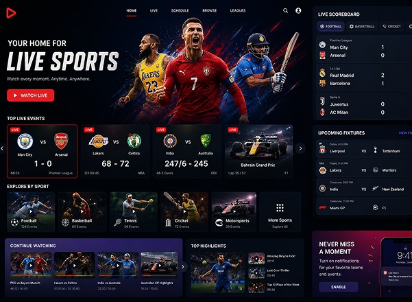 Sports Streaming Platform