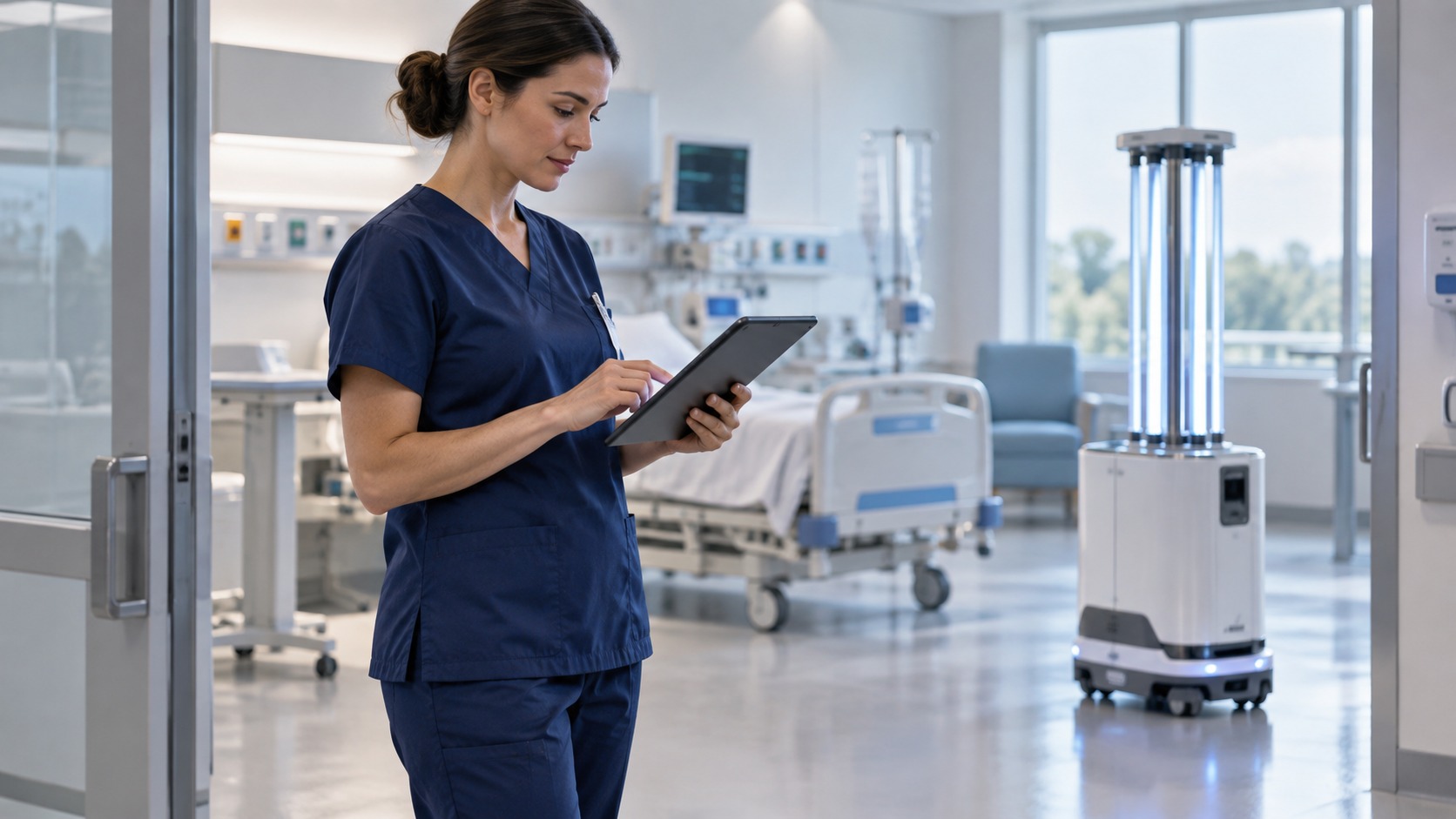 Connected UV disinfection and cloud reporting system