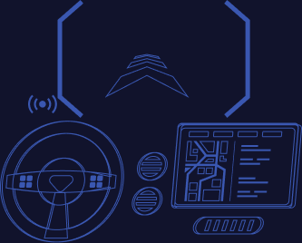Steering wheel and in-vehicle navigation display